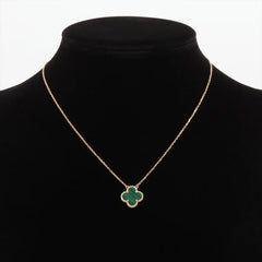 Van Cleef & Arpels Vintage Alhambra Malachite Pendant Necklace