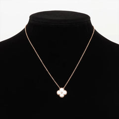 Van Cleef & Arpels Vintage Alhambra Mother of Pearl Holiday Pendant Necklace