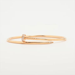 Cartier Juste Un Clou SM Pink Gold Size 19 with Diamond Bracelet