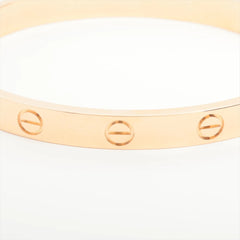 Cartier Love Classic Pink Gold Size 16 Bracelet