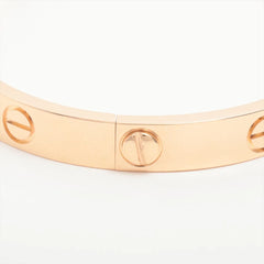 Cartier Love Classic Pink Gold Size 16 Bracelet