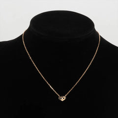 Cartier Heart 1 Diamond Pink Gold Necklace