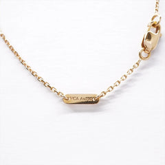 Van Cleef & Arpels Sweet Alhambra Carnelian Pink Gold Necklace