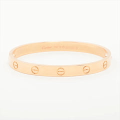 Cartier Love Classic Size 16 Pink Gold Bracelet