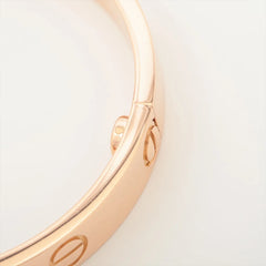 Cartier Love Classic Size 16 Pink Gold Bracelet