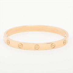 Cartier Love Classic Size 16 Pink Gold Bracelet