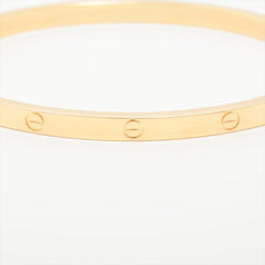 Cartier Love SM Size 16 Yellow Gold Bracelet