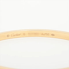 Cartier Love SM Size 16 Yellow Gold Bracelet