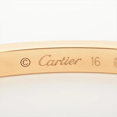 Cartier Love SM Size 16 Yellow Gold Bracelet