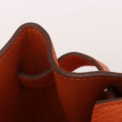Hermes Birkin 35 Orange O Square Stamp