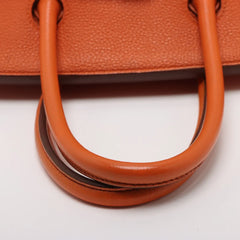 Hermes Birkin 35 Orange O Square Stamp
