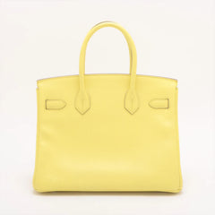 Hermes Birkin 30 Soufre PHW O Square Stamp