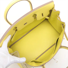 Hermes Birkin 30 Soufre PHW O Square Stamp