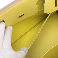 Hermes Birkin 30 Soufre PHW O Square Stamp