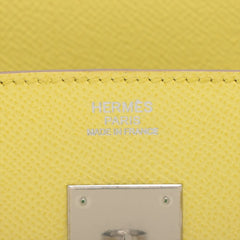 Hermes Birkin 30 Soufre PHW O Square Stamp
