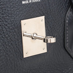 Hermes Birkin 35 Blue Indigo Square G Stamp