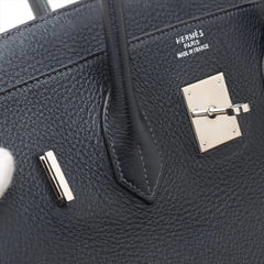 Hermes Birkin 35 Blue Indigo Square G Stamp