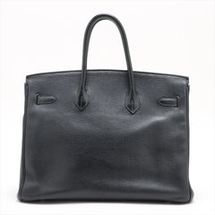Hermes Birkin 35 Blue Indigo Square G Stamp