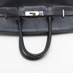 Hermes Birkin 35 Blue Indigo Square G Stamp