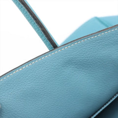 Hermes Birkin 35 Blue Jean PHW Square H Stamp