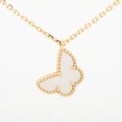 Van Cleef & Arpels Sweet Alhambra Papillon Butterfly Mother of Pearl Necklace 2025