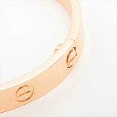 Cartier Classic Model Love Bracelet Size 16 Pink Gold