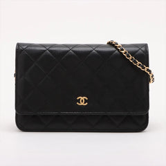 Chanel Wallet on Chain WOC Black