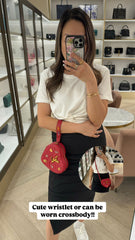 Louis Vuitton New Wave Heart Crossbody Red
