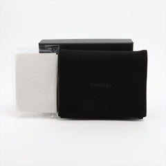 Chanel Tri Folded Caviar Black Wallet - Microchipped