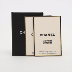 Chanel Première M Vintage Black Face Gold Watch