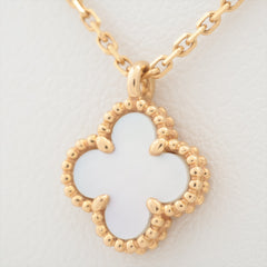 Van Cleef & Arpels Sweet Alhambra Mother of Pearls MOP Necklace
