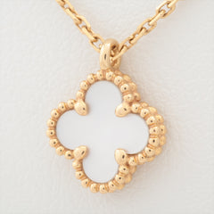 Van Cleef & Arpels Sweet Alhambra Mother of Pearls MOP Necklace