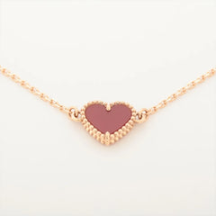 Van Cleef & Arpels Sweet Alhambra Hearts Carnelian Bracelet 2025