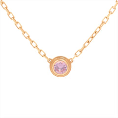 Cartier D'amour Pink Sapphire Necklace