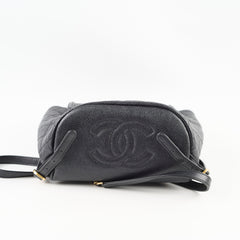 Chanel CC Filigree Quilted Caviar Backpack