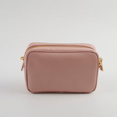 Prada Mini Pink Saffiano Camera Crossbody