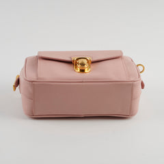 Prada Mini Pink Saffiano Camera Crossbody