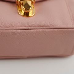 Prada Mini Pink Saffiano Camera Crossbody