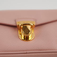 Prada Mini Pink Saffiano Camera Crossbody