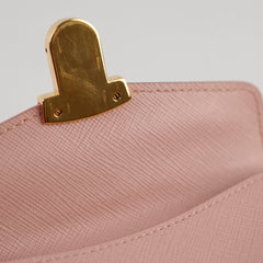 Prada Mini Pink Saffiano Camera Crossbody