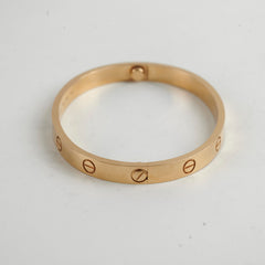 Cartier Love Bracelet Yellow Gold Size 17 2024