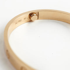 Cartier Love Bracelet Yellow Gold Size 17 2024