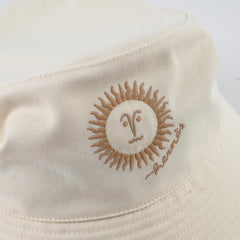 Hermes Gene Sunshine Cream Bucket Hat Size 58