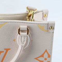 Louis Vuitton On The Go PM Empreinte Orange/Cream