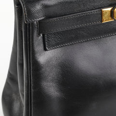 Hermes Kelly 28 Vintage Noir Box L Circle Stamp