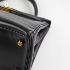 Hermes Kelly 28 Vintage Noir Box L Circle Stamp