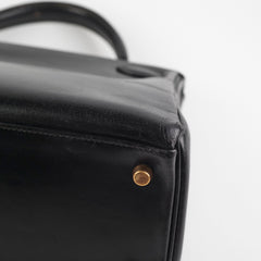 Hermes Kelly 28 Vintage Noir Box L Circle Stamp