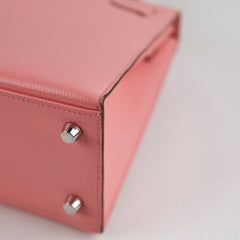 Hermes Kelly 25 Sellier Epsom Rose Confetti - Y Stamp