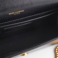 Saint Laurent Small Kate Black Chain Bag