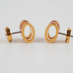 Hermes H Pop Earrings Orange